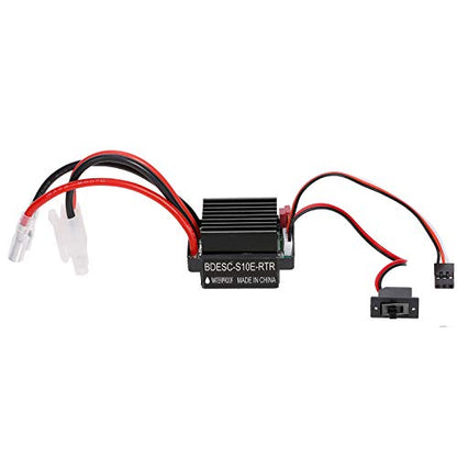 GoolRC 320A ESC Brushed Forward Reverse Electric Speed Controller with Brake Waterproof Support 2-3S Battery Replacement for HSP Redcat Traxxas Tamiya RC Car Boat
