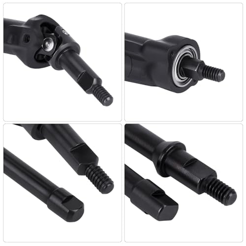 GOUPRC Racing Steel CVD Axle Shafts Driveshaft Front Rear for 1/30 Axial SCX30 RC Crawler Upgrades
