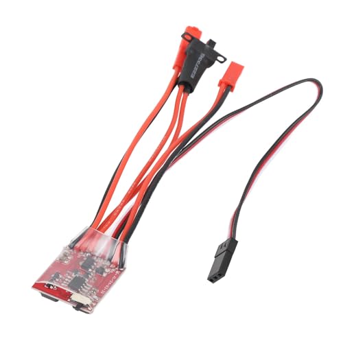 Generic RC Car ESC Speed Controller Bidirectional 30A Brushed with Brake for 1/32 1/24 Cars, Boats, Tanks