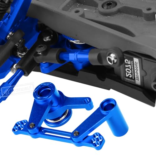 Upgrade Parts for Rustler/Stampede 2WD(VXL), Front/Rear Suspension A-Arms,Steering Blocks,Caster Blocks C-Hubs,Stub Axle Carriers,Shock Towers,Steering Bellcrank,RCarmumb Aluminum RC Hop-Up,Navy Blue - color: Navy Blue(1set)