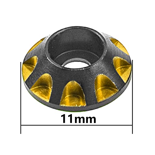 1/10 RC Wing Buttons RC Metal Rear Wing Buttons Gasket OD 11mm & 1/10 RC Wing Buttons RC Metal Rear Wing Buttons Gasket OD 11mm