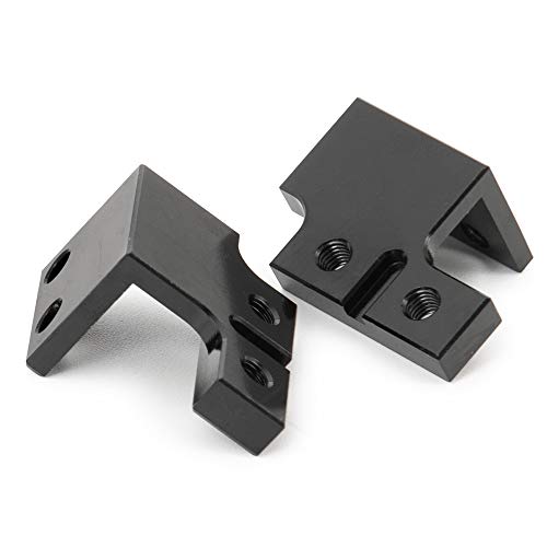 QUE-T 1 Pair Metal Front Servo Base Mount for 1/10 RC Axial Scx10II 90046