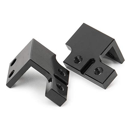QUE-T 1 Pair Metal Front Servo Base Mount for 1/10 RC Axial Scx10II 90046
