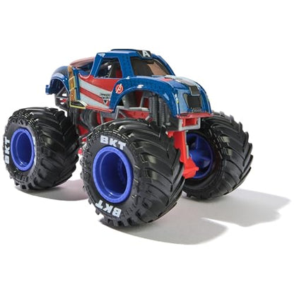 Monster Jam, Marvel Official Captain America Vs. Winter Soldier Die-Cast Monster Trucks, 1:64 Scale, Kids Toys for Boys and Girls Ages 3 and up - color: Captain America Vs Winter Soldier