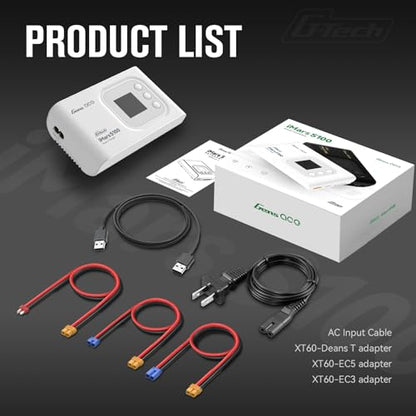 Gens ace Imars S100 G-Tech Series 100W Lipo Battery Charger(White)