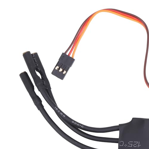 FOSA 40A RC Brushless ESC Electric Speed Controller ESC, 5V 3A BEC Output ESC Brushless Electric with for RC Drone Airplanes Accessory