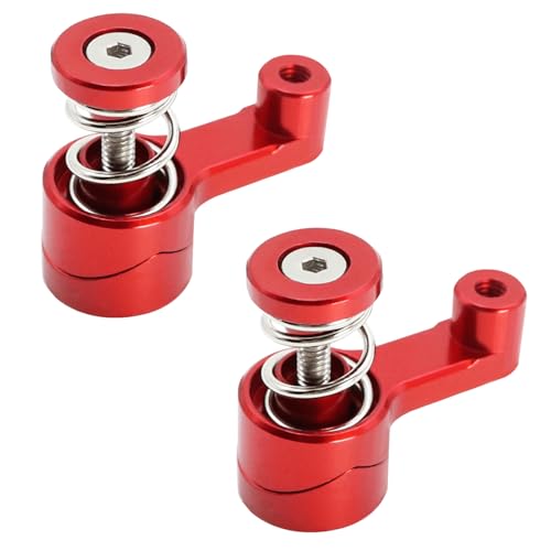 21T Aluminum Servo Saver Assembly Servo Arms Set for M-JX 14210 14209 14702B 14702C Monster Trucks RC Car Upgrade Part(Red 2pcs) - color: Red 2pcs