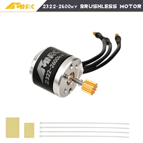 Alloy Transmission & 2322 2600kv Brushless Motor & 45A Brushless ESC for MN82 MN99S MN168 MN78 Series Upgrades Part Red - color: Red