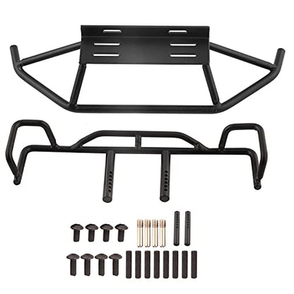 Metal RC Bumper, Durable Front Rear Protection 1/10 Scale Crawler Parts for Off-Road RC Enthusiasts and Hobbyists