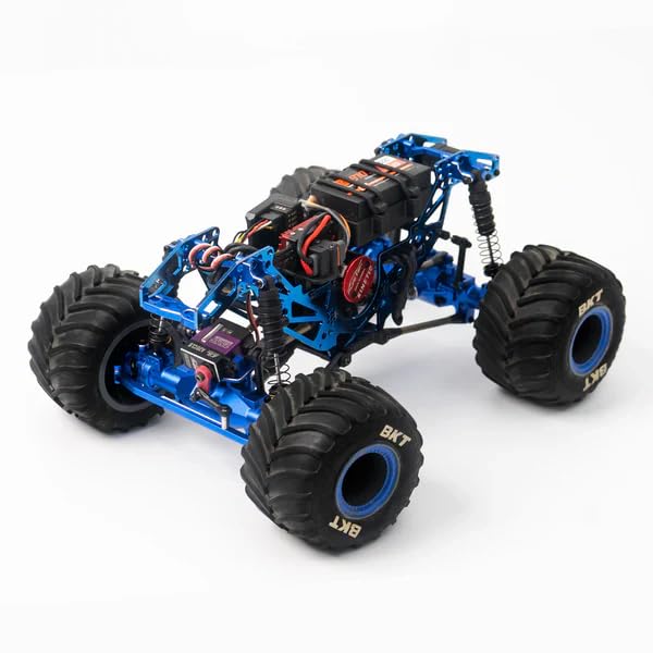 furitek Titan Frame KIT for Losi 1/18 Mini LMT 4 Wheel Drive Monster Truck Brushed RTR - Remote Control Car, RC Cars 1/18 Scale Toy Upgrade Parts (HELIDIRECT) (Blue) - color: Blue