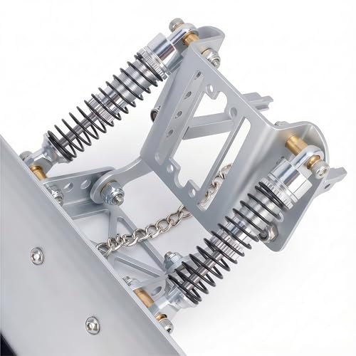 RC Snow Plow for TRX4M & SCX24, Adjustable Aluminum 1/18 1/24 RC Crawler Plow, Servo Operated Snow & Sand Shovel Upgrade, CNC Metal RC Plow Truck Accessory (Silver) - color: Silver
