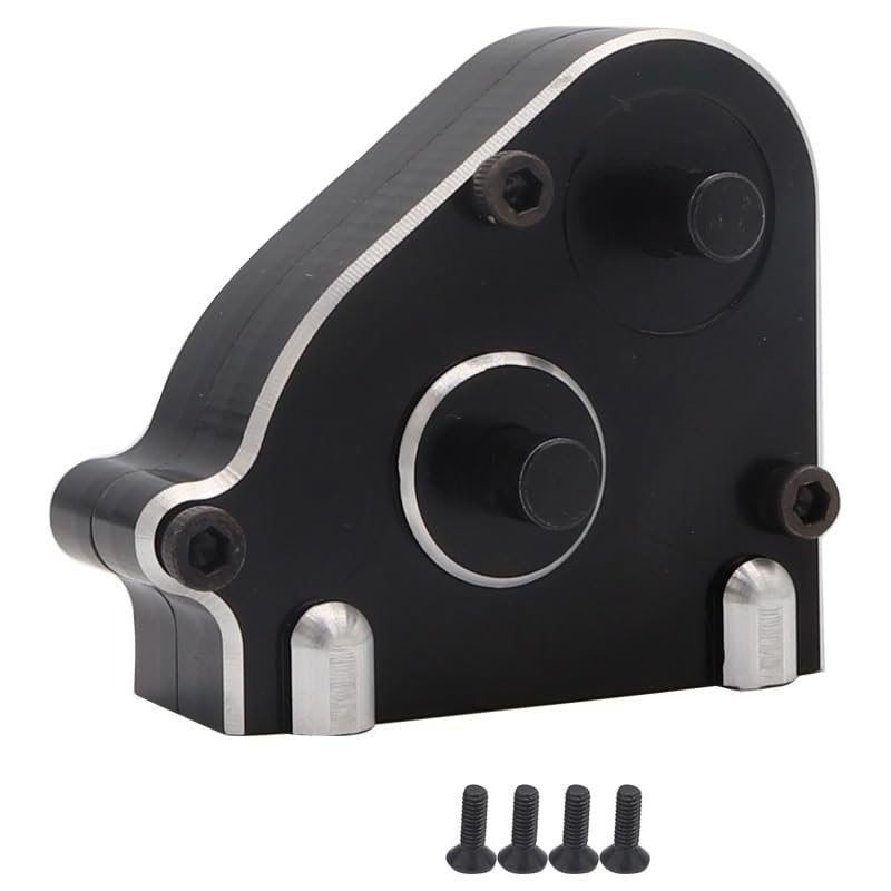 for MN128 MN86 MN86S MN86K MN86KS MN G500 Metal Transmission Gearbox Transfer Case 1/12 RC Crawler Car Upgrade Parts(Black) - color: Black