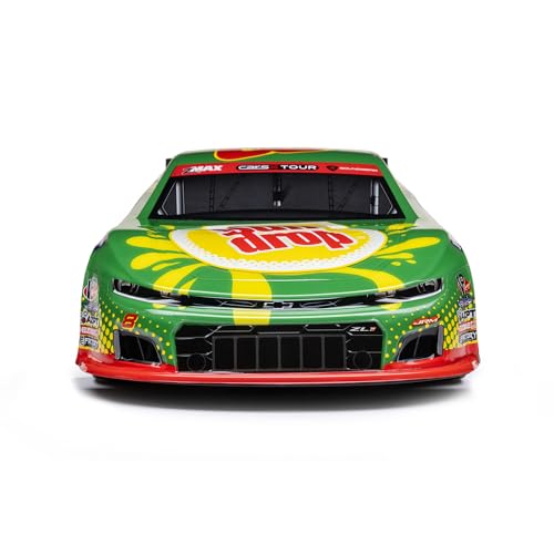 Losi 1/12 RC Racecar Dale Earnhardt Jr. No. 8 2025 Sun Drop Chevrolet ZL1 2S AWD On-Road (Battery & Charger Included), Green, LOS-3104T1 - color: Red