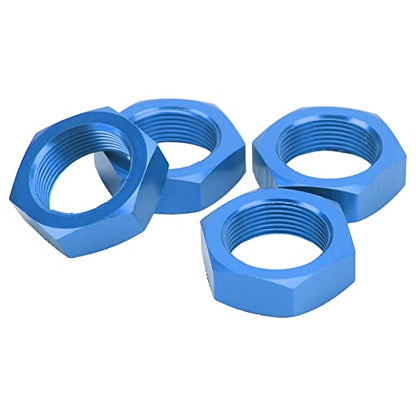 4PCS 24mm Wheel Hex Hub Nut, Light Weight RC Wheel Nuts for RC Car(Dark Blue)
