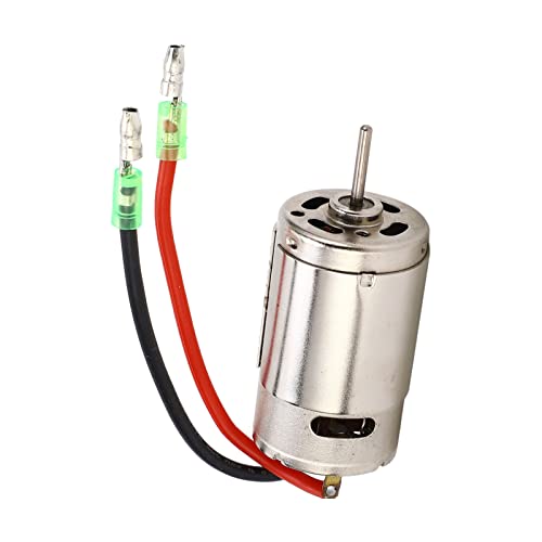Generic 390 Brushed Motor 7.2V-8.4V 21000RPM High Efficiency Low Noise for 1/16 1/18 RC Cars with Precise Design High Purity Copper Winding