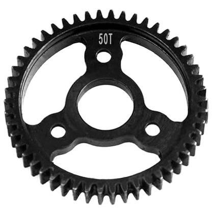 32P Spur Gear, 50T 0.8 Metric Pitch, Compatible with 32-Pitch, Hardened Steel 50 Tooth 0.8M Spur Main Gear for 1/10 TRAXXAS Ford Rustler Slash Stampede 4X4 Arrma, Replace #6842 - size: M0.8-Spur Gear-50T