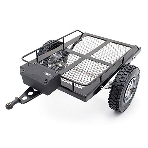 KYX Racing Trailer for 1/10 RC Crawler Trucks and Rock Cars like SCX10/II/III/TRX4/D90