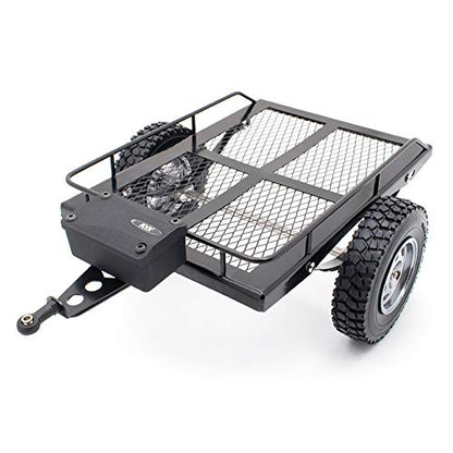 KYX Racing Trailer for 1/10 RC Crawler Trucks and Rock Cars like SCX10/II/III/TRX4/D90