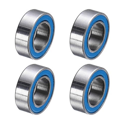 uxcell 4 Pcs MR95-2RS Deep Groove Micro Bearing, 5x9x3mm Double Rubber Sealed Chrome Steel Small Bearings (ABEC5, Z4 Low Noise) - size: MR95-2RS