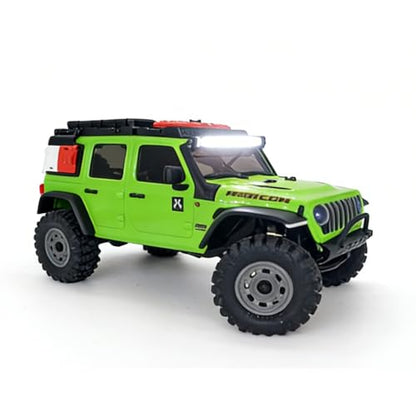 RC Car LED Head Lights Bar for Axial SCX30 1/30 Jeep Wrangler, 7-Light Roof Light Kit with Wiring Harness (White Light Bar) - color: White Light Bar