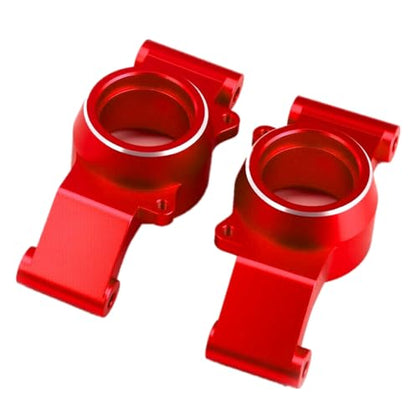 Alloy Rear Hub Carrier #7752 Upgrade Parts for 1/5 X-Maxx Xmaxx 6S 8S RC Monster Truck 2pcs/Set (Red)