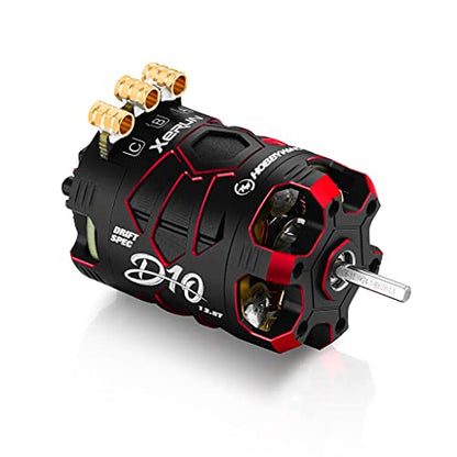 HOBBYWING Xerun D10 (13.5T) Drift Motor (Xerun D10 13.5T- Red)