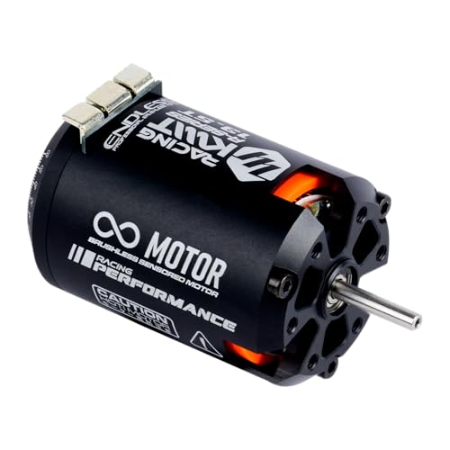 KWTRC Endless Brushless Motor, High-Torque & High-Efficiency RC Motor, Heat-Resistant, Lightweight Design, Compatible with 1/10 On-Road/Off-Road RC Race Cars (13.5T) - style: 13.5T