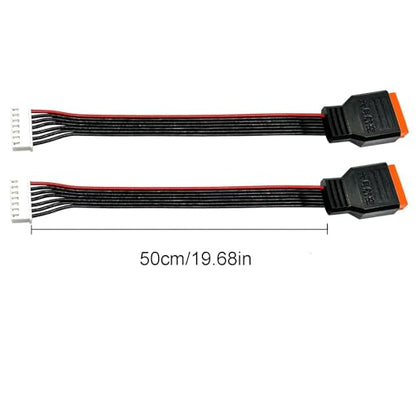 2Pcs JST-XH Balance Cable 2-6S 3S Lipo Battery Balance Charger Extend Expansion Plug Leads Adapter Conversion Line for RC Vehicles Lipo Battery Charging（50cm） - style: 2pcs 50cm