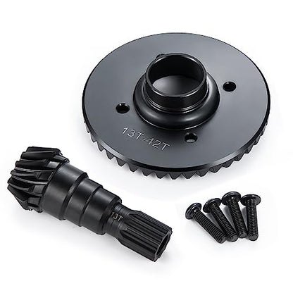 Steel Front Differential 13T 42T Gears Set for Tra-xxas X Maxx 6S/8S | XRT 8S Monster 1:5 RC Car Truck Upgrades - style: Front Pinion Gear +Diff Ring