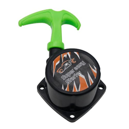 Super Easy Pull Starter (Green) | for 23cc-36cc Zenoah CY Rovan Top Speed Engine for 1/5 HPI ROFUN KM Baja LT FG GoPed RedCat Rc Car Parts - color: Green