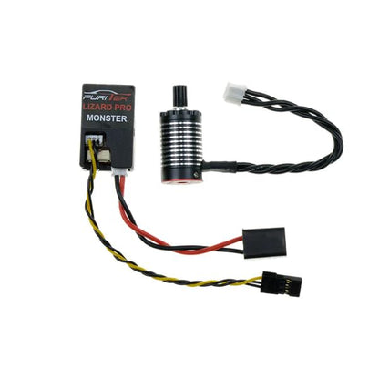 FURITEK Monster BRUSHLESS Power System for TRX-4MT - Remote Control Car, RC Car, RC Monster Truck 1/18 Scale TRX4MT Electronics (FUR-2380) (ESC & Motor)