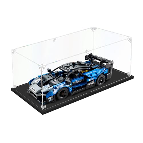 3MM Acrylic Display Case for 1:14 Scale Diecast Car Model Car Thickened Clear Acrylic Display Box for Lego 42123 / 42154 (15.75x7.87x5.91inch, 1:14 ) - size: 15.75x7.87x5.91inch,40x20x15cm