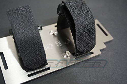 Stainless Steel Rear Upper Extend Battery Holder Tray for Axial SCX10 II 90046 90047