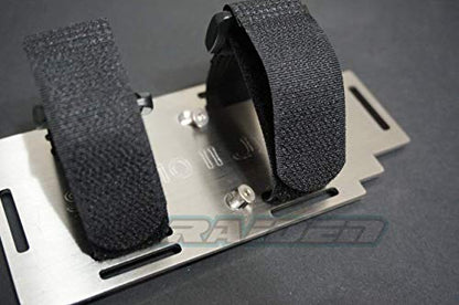 Stainless Steel Rear Upper Extend Battery Holder Tray for Axial SCX10 II 90046 90047
