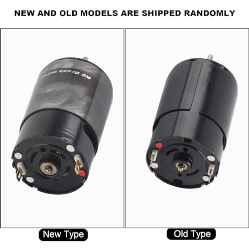 Yctze High Precision 550 Brushed Motor for 1:4 Scale RC Cars, Low Noise for Enhanced RC Crawler Experience (12T) - size: 12T, style: 12T