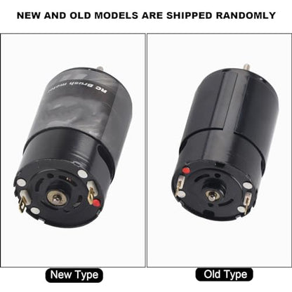Yctze High Precision 550 Brushed Motor for 1:4 Scale RC Cars, Low Noise for Enhanced RC Crawler Experience (12T) - size: 12T, style: 12T
