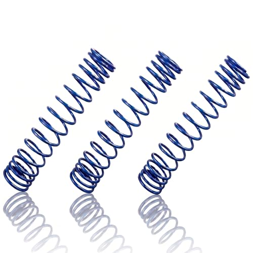 8445A Blue Progressive Rear Shock Springs 3-Pack – Compatible with Losi 5IVE-T, DBXL, Super Baja Rey, GTR Shocks