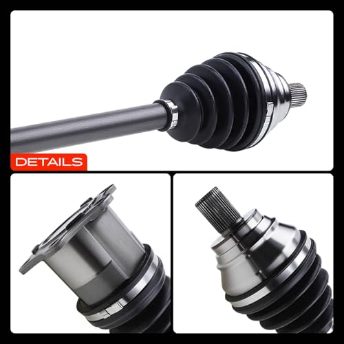 A-Premium Front Right Passenger Side CV Axle Shaft Assembly | Compatible with Volkswagen Jetta 2005-2006/2009-2015, Golf 2010-2014 & Audi A3 2011-2013, 1.9L 2.0L DIESEL