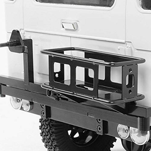1/10 Scale RC Crawler Rear Bumper with Spare Tire Carrier for D90 D110 1:10 RC Crawler Car (B) - style: B