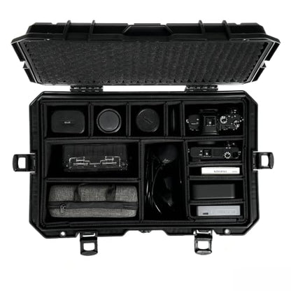 DIY Divider System for 6" Depth Cases – Adjustable Panel Kit with U-Pin Connectors & Premium Cutting Tool, Fits Pelican 1615 - color: Black-01