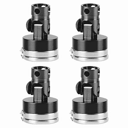 Keenso 4pcs Strong Magnet RC Car Shell Column Post, Magnetic Body Post Mount Fit for SCX10 1/10 RC Car Model - color: Black
