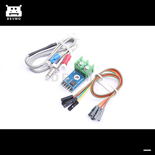 DEVMO DC 5V MAX6675 Module + K Type Thermocouple Temperature Sensor M6 Compatible with Ar-duino Raspberry Pi