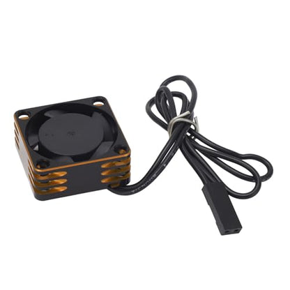 RC Motor Cooling Fan, Lightweight and Stable ESC Motor Cooling Fan 19000rpm for Replacement (Gold) - color: Gold