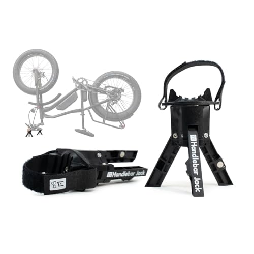 The Original Handlebar Jack Portable Repair Stand V3 | Made in the USA | 3.7" Ground Offset, for Bicycles, eBikes | Compatible w All Electric Bikes