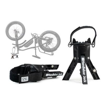 The Original Handlebar Jack Portable Repair Stand V3 | Made in the USA | 3.7" Ground Offset, for Bicycles, eBikes | Compatible w All Electric Bikes