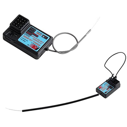 Flysky 2PCS FS-GR3E Receiver, Waterproof 3 Channel 2.4G Frequency DC 5V Receiver for FS-GT2 FS-GT2B FS-GT3B FS-GT3C FZ-IT4S RC Car Boat Transmitter Geekstory