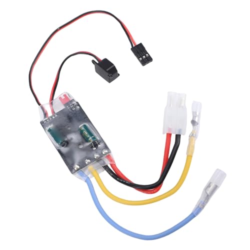 Dpofirs Brushed Motor ESC 60A for RC Boat Car Crawler | Copper Controller for 380 370 540 550 Motors with Low Volt Protection