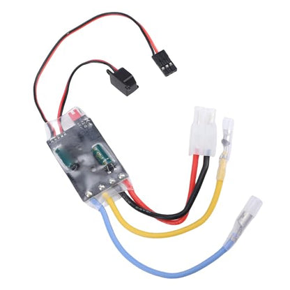 Dpofirs Brushed Motor ESC 60A for RC Boat Car Crawler | Copper Controller for 380 370 540 550 Motors with Low Volt Protection