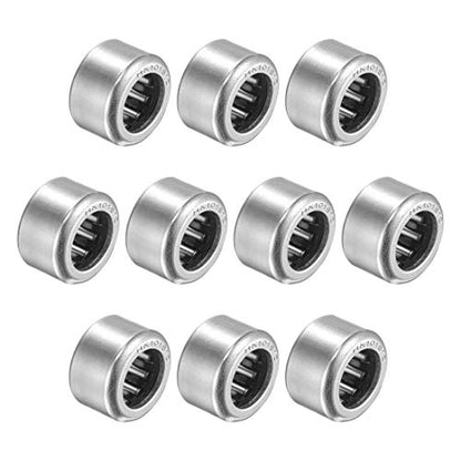 uxcell HK121712 Needle Roller Bearings 12mm Bore 17mm OD 12mm Width Chrome Steel Open End 10pcs - size: 12x17x12mm