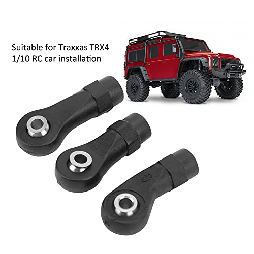 30pcs Linkage Rod End for Trax TRX4 1/10 RC Crawler,Ball Joint Head Link Rod End Set,RC Rod Ends with 3mm Ball Hole,Durable Plastic Steel RC Link Ends Replacement Part
